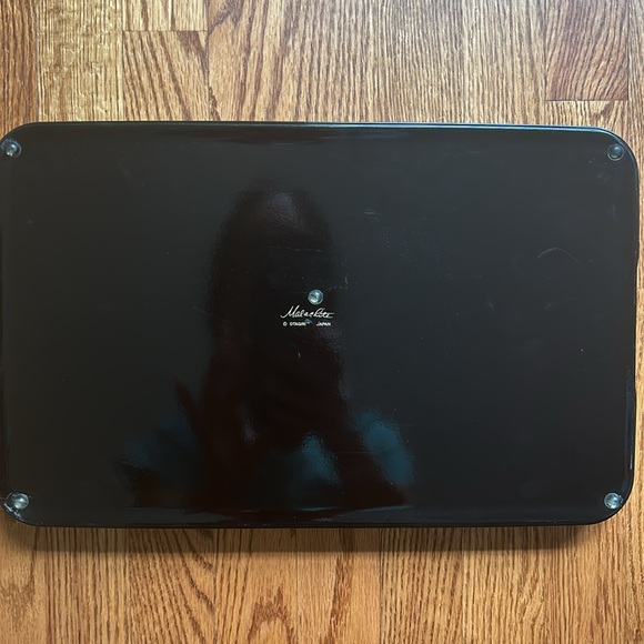 Vintage Faux Malachite Otagari Japanese tray - Picture 5 of 9